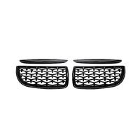 Auto Griglie Griglie Ricambio Rene Anteriore Auto Per BMW Serie 3 E90 E91 2005-2008 Palpebre Cappuccio Griglia Corsa Griglie(Nero)
