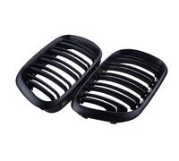 Auto Griglie Per BMW X5 E53 1998-2003 Paraurti Anteriore Rene Griglia Presa D'aria Griglia Corsa Griglie(Matte Black)