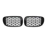 Auto Griglie Una Coppia Per BMW Serie 7 G11 G12 2016-2020 Griglie A Griglia Frontale In Stile Diamante Griglie(Nero lucido)