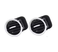 Auto Griglie Uscita Aria Per Opel Per ADAM Per CORSA D Per MK3 Per Vauxhall 13417363 2201099 Griglia Di Uscita Dell'aria A/C Nera/cromata(2 X Black sliver)