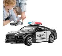 Auto guidate da attrito per bambini piccoli | Auto modello di polizia interattiva in lega - I giocattoli per auto per bambini 3 agli 8 anni migliorano l'immaginazione e la