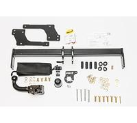 AUTO-HAK Gancio di traino completo estraibile orizzontale compatibile con Dacia Duster II 11.2013-2017 + universale kit elettrico 13 poli