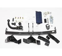 AUTO-HAK Gancio di traino completo estraibile orizzontale compatibile con Fiat Doblo Furgone 01.2001-12.2009 + universale kit elettrico 7 poli