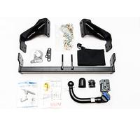 AUTO-HAK Gancio di traino completo estraibile verticale compatibile con Hyundai Tucson 2015-2018 + universale kit elettrico 7 poli