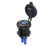 Auto Handy Ladegerät - 60W Digital Display PD+QC3.0 | Typ-C USB Schnellladestation, Universal Netzadapter Für PKW LKW Motorrad Wohnmobil Und Boot Für Smartphones Tablets Und GPS Navigation