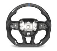 auto il volante Accessori Compatibile Con Dodge Per Challenger 2015 2016 2017 2018 2019 2020 Volante Auto Fibra Carbonio Perforato Ricambio