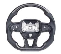 auto il volante Accessori Compatibile Con Dodge Per Challenger Per Charger 2015 2016 2017 2018-2020 Volante Per Corsa Cuciture Rosse Forgiato Fibra Carbonio A Secco(Dry carbon)