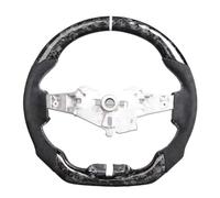 auto il volante Accessori Compatibile Con Jeep Per Wrangler JK JL 2011 2012 2013 2014 2016 2017 Forge Fibra Carbonio Sport Bianco Per Linea Centrale Volante Parti(Forge)