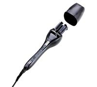 Auto Ileana Black bigodino di capelli - e tecnologia ceramica tormalina riduce l'attrito - protegge i capelli - Fino a 230 ° - tempo 11 impostazioni e la temperatura 10