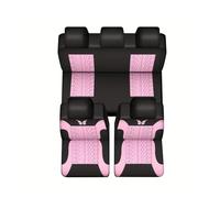 Auto Impermeabile coprisedili Set coprisedili universali per auto con ricamo a farfalla, protegge i sedili dalle macchie(PINK)