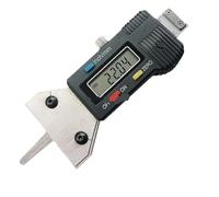 Auto In Acciaio Inox 0-25.4mm Digitale Del Pneumatico Battistrada Profondità Tester Calibro Misuratore Strumento Pinza Display LCD Tpms Monit Misurazione Di Precisione(Stainless steel)