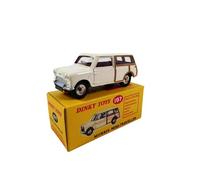 - Auto in Miniatura Atlas DeAgostini Dinky Toys Morris Mini-Viaggiatore Colore Crema e Marrone - 197 - DT004