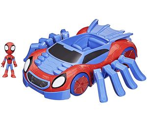 AUTO IN MINIATURA HASBRO Web-Crawler - Plastica, con personaggio, 3 anni+, articolato