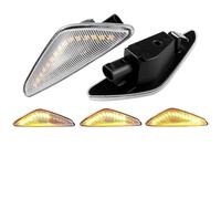 Auto Indicatore Direzione Retrovisore 2 Pezzi Per BMW Per X3 F25 Per X5 E70 Per X6 E71 E72 2007 2008-2014 LED Indicatori Di Direzione Laterali Dinamici Lampeggianti Acqua Corrente Luce(Clear Dynamic)
