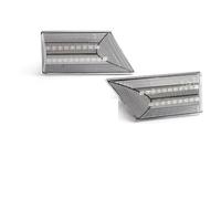 Auto Indicatore Direzione Retrovisore Scorre Lampada Dinamica A LED Per Indicatori Direzione Laterali, Luci Fendinebbia Per OPEL, Per Vectra C 2002-2008, Per Signum 2003-2008(Dynamic Crystal1)