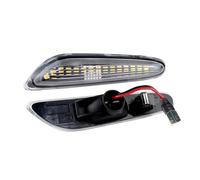 Auto Indicatore Laterale 2 Pezzi Per BMW Per Serie 1 3 E 5 E60 E61 E81 E82 E87 E88 E90 E91 E92 E93 Per X1 E84 E83 E53 Luce Di Posizione Laterale A LED Dinamica Per Parafango(NO Dynamic Crystal)