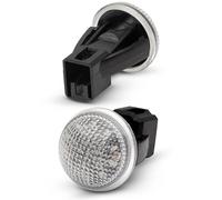 Auto Indicatore Laterale 2 Pezzi Per Fiat Per Seicento 1998 1999 2000-2012 Per Fiat Per Multipla 1999 2000-2004 Luce Di Direzione Per Auto Luce Di Posizione Laterale A LED(Clear lens)