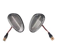 Auto Indicatori Direzione Compatibile Con Alfa Per Romeo 145 1994 1995 1996 1997 1998 1999 2000 Car Dynamic Side Marker Turn Indicator Light Repeater Lamp 60603161(Clear)