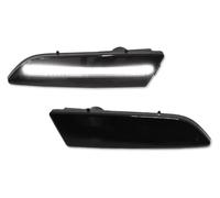 Auto Indicatori Direzione Per Chrysler Per Crossfire 2004-2008 Indicatore Direzione Specchietto Laterale Ambra Giallo Luci Anteriori Paraurti Anteriore(2pc Rear Smoke white)