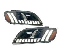Auto Indicatori Direzione Per Q7 2006-2015 Aggiornamento Per Q8 Stile Auto Fari DRL In Movimento Indicatori Direzione Faro Montaggio Kit Guida(With Afs,For 2006-2009 Year)