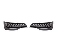 Auto Indicatori Direzione Per Q7 2006-2015 Fanali Posteriori Freno DRL In Movimento Indicatori Direzione Luci Lampade Coda Assemblaggio Car Rear Tail Light Assemblee(2pcs Smoke,2010-2015 Year)