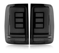 Auto Indicatori Direzione Per VW Per Amarok V6 2008-2022 Luci Coda Luce Posteriore Disabilita Segnalazione Arresto Freno Stazionamento Lampade Guida Retromarcia(Black A Pair)