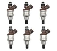 Auto Iniettori Carburante Per 4Runner Per Hilux Per Pickup 89-95 SR5 T100 3VZE 93-94 3.0L 2959CC 23250-65020 2325065020 6 Pezzi Iniettore Carburante