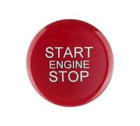 Auto Interna Accessori Per Alfa Per Romeo Per Giulia Per Stelvio 2017-2019 Auto Motore Arresto Inizio Tasto Copertura Interruttore Accensione Push Button Cap Sostituire Accessori Auto Interno(Red)