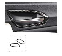 Auto Interna Modanatura Per BMW Serie 1 2 F20 F21 2012-2019 Auto Maniglia Interna Della Porta Cattura Copertura Ciotola Telaio In Fibra Di Carbonio Texture Rivestimento Interno Auto Interni Center Tri