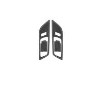 Auto Interni Adesivi Cornice Rivestimento Maniglia Trazione Portiera Interna Dell'auto Accessori Messa Punto Per Ford Per Mustang 2015-2023(A 9002 Black)
