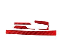 Auto Interni Automobilistici Compatibile con Chevy per Camaro 2017 2018 2019 2020 2021 2022 Striscia Decorativa per Console Strumenti Auto Adesivo di Finitura.(Red)