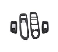 auto Interni Automobilistici Compatibile Con Jeep Per Compass 2017 2018 2019 2020 Accessori Interni Copri Pulsanti Interruttore Alzacristalli Pannello Bracciolo Porta(Black)