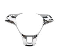 auto Interni Automobilistici Compatibile Con Polo 2017 2018 2019 Accessori Per Auto Pannello Volante Interno Pulsanti Rivestimento Pulsanti Cornice(Bright silver)