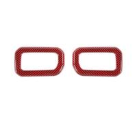 Auto Interni Car Inner Door Handle Decoration Cover Stickers for Suzuki for Jimny JB74 2019 2020 2021 2022 2023 2024 Interior Accessories(Red Carbon Fiber look)