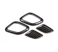 Auto Interni Copertura Pulsante Regolazione Dell'interruttore Del Poggiatesta Sedile Dell'auto Per Bmw X3 X4 G01 G02 Serie 3 G20 G28 2020-2024 Adesivo Accessori Interni(Stile fibra carbonio)
