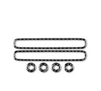 Auto interni Cover Trim Per Dodge Per Charger 2015-2023 Rivestimento Interno Montante Della Portiera Laterale Adesivo Bocchetta Sbrinamento Fibra Carbonio Car Interni(Defogger Vent A)