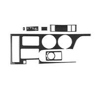 Auto interni Cover Trim Per Lexus RC300 RC350 RC200T 2015-2018 LHD RHD Pannello Controllo Centrale Cambio Adesivo Interno In Fibra Di Carbonio Morbida Car Interni(LHD Black)