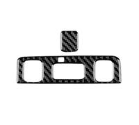 Auto interni Cover Trim Per Subaru Per WRX Per Berlina 2015-2021 Pulsante Interruttore Fari Auto Adesivo Interno In Fibra Di Carbonio Morbida Car Interni(Black Carbon)