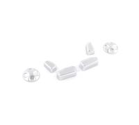 Auto Interni Per Alfa Per Romeo Per Giulia Per Stelvio 2017 2018 2019 2020 6pcs ABS Cromato Pulsante Di Regolazione Del Sedile Copertura Trim Accessori Auto Decorazione Interni Auto (Colore : 3)