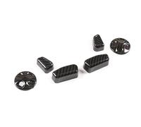 Auto Interni Per Alfa Per Romeo Per Giulia Per Stelvio 2017 2018 2019 2020 6pcs ABS Cromato Pulsante Di Regolazione Del Sedile Copertura Trim Accessori Auto Decorazione Interni Auto (Colore : 2)