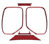 Auto Interni Per Camaro 2010-2015 Adesivo Rivestimento Interno Telaio Tachimetro Finitura Della Console Centrale(Red)