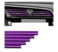 Auto Interni Striscia Uscita Dell'aria Per Auto Per VW Per Jetta MK5 6 Per Golf 4 5 7 Per CC Per Tiguan Per Passat Per B5 B6 B7 Per Polo Decorazione Interno(Viola)