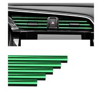 Auto Interni Striscia Uscita Dell'aria Per Auto Per VW Per Jetta MK5 6 Per Golf 4 5 7 Per CC Per Tiguan Per Passat Per B5 B6 B7 Per Polo Decorazione Interno(VERDE)