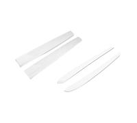 Auto Interni Telaio Trim Per Tesla Per Model 3 Y 2021-2023 Auto Anteriore Cruscotto Centrale Pannello Controllo Modanatura Portiera Laterale Copertura Interna(Glossy White Set)