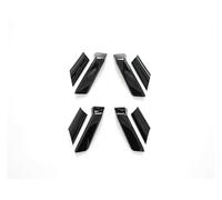 Auto Interni Telaio Trim Per VW Per Tiguan Per MK2 2021 2022 Modanature Interne In Plastica ABS Tipo Fibra Di Carbonio(Bright black-8piece)