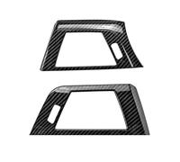 Auto Interno 2 Pezzi Adatti Per BMW F30 F31 F32 F33 F34 F36 2014-19 Adesivi Per Telaio Di Copertura Della Presa D'aria Laterale Dell'auto In Fibra Di Carbonio ABS
