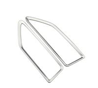 Auto interno 2 Pezzi/set Adesivi Prese D'aria Cruscotto Dell'aria Condizionata Centrale Per Ford Per Ranger 2015-2020 Interna Trim Strips(Argento)