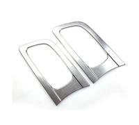 Auto interno 4 Pezzi/set Cornice Decorativa Maniglia Interna Portiera Auto Per Koleos Per Samsung QM6 2016-2023 Interna Trim Strips(Argento)