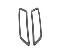 Auto interno Accessori Per A6 C8 2019-20 Car Styling A Montante Prese D'aria Cornice Decorazione Copertura Finitura Acciaio Inox(Black)