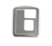 Auto interno Accessori Per A6 C8 2019-2022 Accessori Interni Acciaio Inossidabile Copertura Modanatura Decorazione Cornice Maniglia Bagagliaio Stile Auto(Silver)